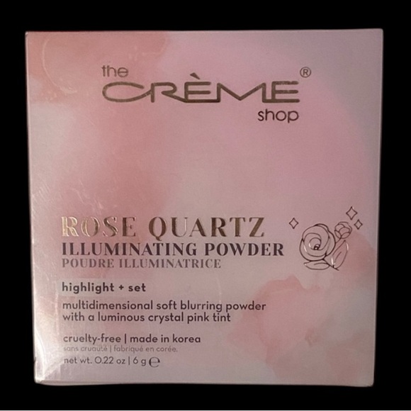 3/$15 🌼 The Crème Shop Rose Quartz Highlighting Powder - Picture 1 of 3